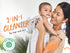2-in-1 Babo Botanicals Sensitive Baby Fragrance-Free Shampoo & Wash Bar - Shea Butter, Calendula & Aloe Vera - EWG