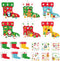 COCHIE 48Pcs DIY Christmas Craft Kits for Kids, Christmas Tree Stockings Ornaments Kit,