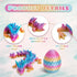 8PCS 3D 3D Set (Set Easter Basket Stuffers - Printed Dragon Eggs with Dragon Inside, Mini Easter Egg Articulated