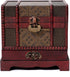 C2 Wooden Chest with Drawer - Collectible Fantasy Coins, Card Games, Dice Counter, and Jewelry Box