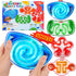 Squishy Sensory Toys for Kids - 4 Pack Fidget Toy Sensory Maze for Autism, Stress Relief Toys for Calm Down