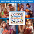 54 8+ PIBEX Rock Collection Starter Kit - Pcs Assorted Gemstones, Crystals, Rocks & Minerals, with Learning Book & ID