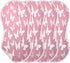 Bulletgxll Set 4, White Butterflies Unisex Baby Burp Cloths of Soft Absorbent Organic Cotton Muslin Burping Cloths