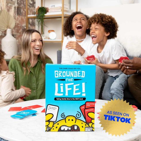 WHAT DO YOU MEME? Grounded for Life - The Ultimate Family Night Game, Family Card Games for Kids and Adults