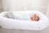 Summit Copper Pearl Large Premium Knit Baby Swaddle Receiving Blanket Grey and White Arrows