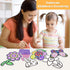 Atydkug Window Gem Art Diamond Kits for Kids, 6 Sheets Flowers Painting Kits for Birthday Party Gifts