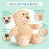 BenBen 8 inch Teddy Bear Stuffed Animals, 2 Pack Baby Bear Plush Toy for Baby Shower Decoration