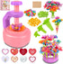 Cretargio Fabric Bouquet Toys Include Extra Accessories Set, Arts and Crafts for Kids