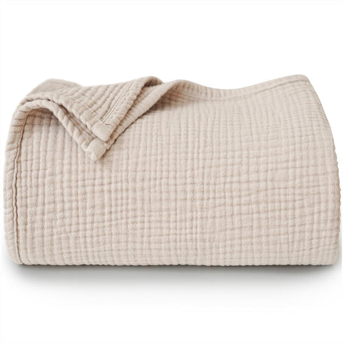 MairMore Muslin Baby Blanket for Boys and Girls, Cotton Receiving Swaddle Crib