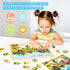 6 Pack 3 4 5 60 LACCHOUFEE Wooden Vehicle Puzzles for Kids Age Year Old, Pcs Montessori Toddler Animals Jigsaw Puzzles