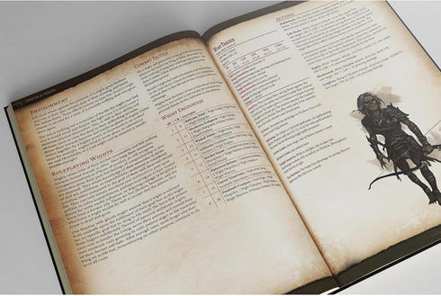 Ultimate Bestiary: The Dreaded Accursed - Hardcover RPG Supplement Book, Classic Undead & Cursed Creatures