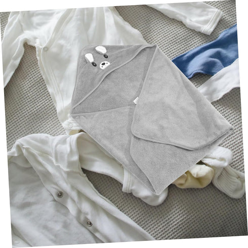 BESPORTBLE Hooded Bath Towel for Baby and Toddler Super Soft Absorbent Bath Cape Cartoon Design Hooded Towel for Boys