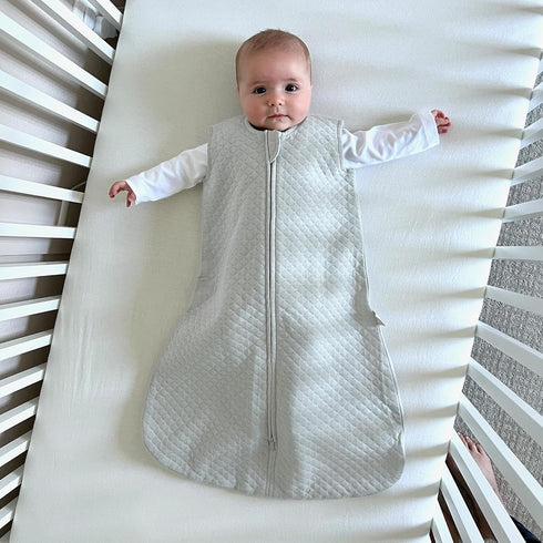 Boppy Baby Sleep Sack 0-6 Months, Wearable Blanket 1 TOG, 100% Cotton, 2-Way Zipper for Easy Diaper Changes