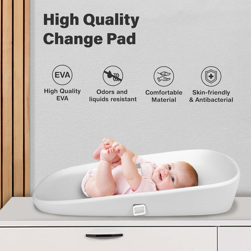 Nest Mello Baby Changing Pad, Soft, Lightweight and Portable, Waterproof and Easy to Clean, Large EVA Cushion