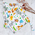 3pcs (3036-3-monkey) Cloth Diaper Wet Dry Bags Waterproof Reusable with Two Zippered Pockets Travel Beach Pool Daycare