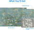 1000 Piece Puzzle for Adults - Almond Blossoms by Van Gogh - Famous Oil Painting Jigsaw Puzzles 1000 Pieces