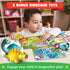 3, 4, 5, 6, 7 Dot Sticker Art Activity - Dinosaurs Dot Art, No Mess Crafts for Kids, Stocking Stuffers Toddlers, DIY