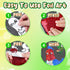 Foil Fun Animal DIY Art Kits, No Mess Creative Drawing Game for Kids Birthday Gifts and Crafts