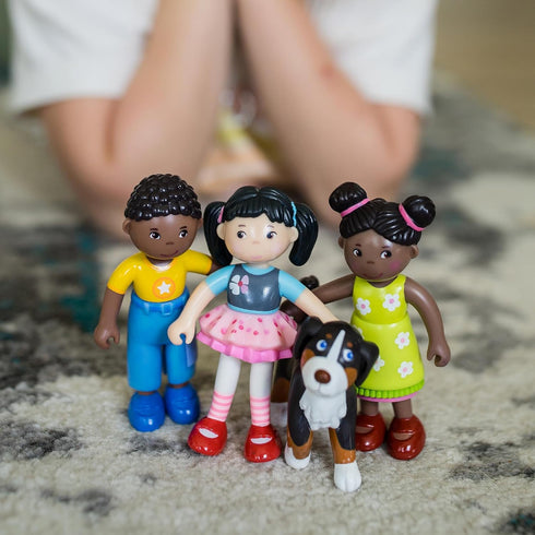 HABA Little Friends Erik - 4" African American Boy Dollhouse Toy Figure