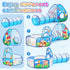 3 in 1 Kids Play Tent for Toddler with Baby Ball Pit, Play Tunnel, Indoor Outdoor Playhouse for Boys and Girls Gifts