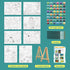 8 Packs 4-8, 48 8 2 8 6x8 goldentime Predrawn Canvas for Painting Kids Painting Canvas for Kids Painting Kits for Kids