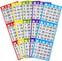 3 -100 5 SEETOOOGAMES Bingo Paper Game Cards - Card Books of Sheets