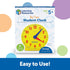 Learning Resources Big Time Student Clock - Teaching & Demonstration Clock for Ages 5+