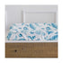 Crane Baby Stretchy Changing Pad Cover, Breathable Diaper Cover for Boys and Girls, Whale, 16”w x 32”h