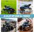 NXD 1:18 4WD 2.4 6 7 8 9 10 11 12, RC Truck, Remote Control Car with Spray & Light, All Terrain Off-Road Monster Truck