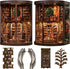 Spilay DIY Miniature House Kit, Miniature Dollhouse Kit with LED Light, Mini
