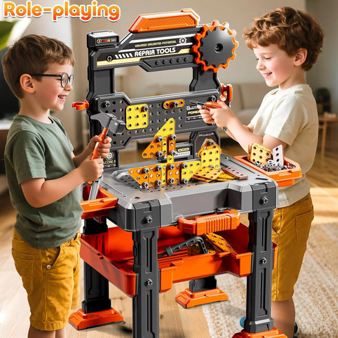 Sets 3 4 5 6 7 8, 2 1 3-5, Toolbox, Set 3-8 Kids Tools Toy for Aged in Workbench Toys for Toddlers Pretend Play
