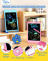TEKFUN 2 Pack LCD Writing Tablet for Kids, 8.5 Inch Blue+Pink Doodle Board with Lanyard, Educational Toddler Toys
