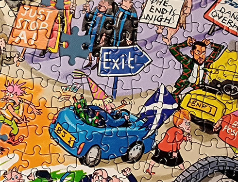 Daily Telegraph 1000 Piece Jigsaw Puzzle - British Newspaper Take On World Events 2023