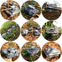 Kvvdi 4 Sets Upgrade 3D Puzzles Plastic Model Toy Tank Kit for Adults, Military Tiger Tank Model Collection