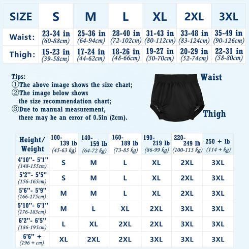 4Pcs AQX Cloth Diaper Covers for Adult, Reusable Waterproof Underwear for Incontinence, Leakproof High Waist Plastic
