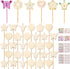 Pllieay Fairy Party Decoration, 36Pcs 6 Styles Princess Fairy Wands Kit, Fairy