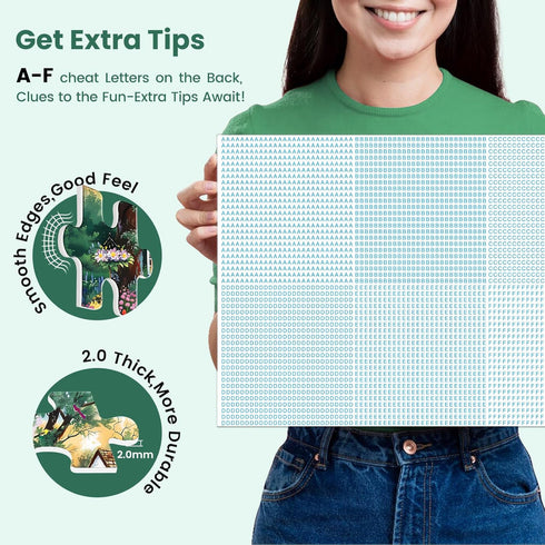 500 Pieces Jigsaw Puzzles for Adults - Spring Garden Patio Recycled Paper Puzzle - Great Gift Idea