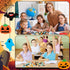 JUNEBRUSHS 65 Pcs Halloween Mini Erasers for Kids, Cute Bulk Erasers for Halloween Party Favors, Fun Ghost Bat Pumpkin