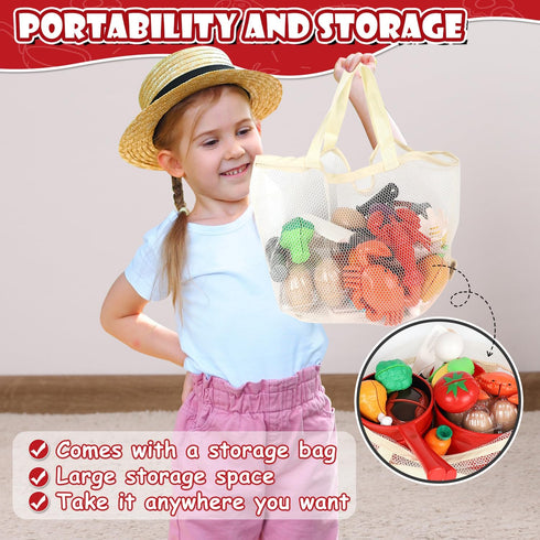 Lehoo Castle Play Kitchen Accessories | Toddler Cooking Set with Pots, Pans, and Utensils for Kids