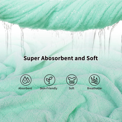 FUBANRAY 0-5 2-Pack 50''x32'' Toddler Bath Towel Hooded Kids Towel Bath Baby Towels with Hood for Boy Girl Years, Soft