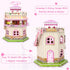 Rooftop Romance 3D Puzzle Dollhouse for Girls, Easy to Assemble Miniature Doll House Building Kit with LED Light