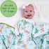 100% 6-Layer 47x47 LollyBanks Muslin Quilt, Cotton Lightweight Baby Blanket for Boys and Girls, Soft and Breathable