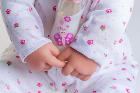JC Toys Caucasian 20-inch Soft Body Baby Doll | La Baby | Washable with Removable Pink Outfit & Pacifier