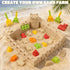 29PCS 2 Set, 4-8 Dreamon Beach Toys for Kids Farm Sand Toys with Collapsible Buckets, Rake & Shovel Sand Molds and Mesh