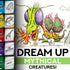 Mythical Creatures Drawing Art Prompts for Kids to Sketch Funny Animals Together! 150 Prompt Cards for Creative Games,