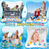 Honoson 36 Summer Summer (4 Pcs Beach Rubber Duckies Bulk Mini Rubber Duck Bath Toys Float Bathtub Ducky Cute Squeaky