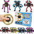 12 Pack Funny Sensory Fidget Toys, Deformable Chain DIY Robot Spinners for Stress Relief, Birthday Gifts, Goodie Bag