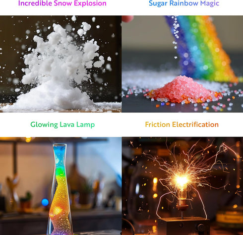 Playz Mega Kaboom! 150+ Explosive Science Experiments Kit for Kids Age 8-12, Chemistry Set STEM & Educational Toys