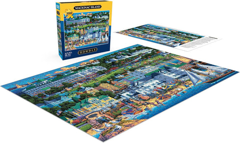 1000 26.75 19.75 Buffalo Games - Eric Dowdle - Mackinac Island - Piece Jigsaw Puzzle for Adults - Challenging Puzzle