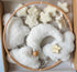 Goukurlsma Boho Cloud Moon Crib Mobile Boho Baby Mobile for Crib Neutral Clouds, Moon & Stars Design Nursery Mobile